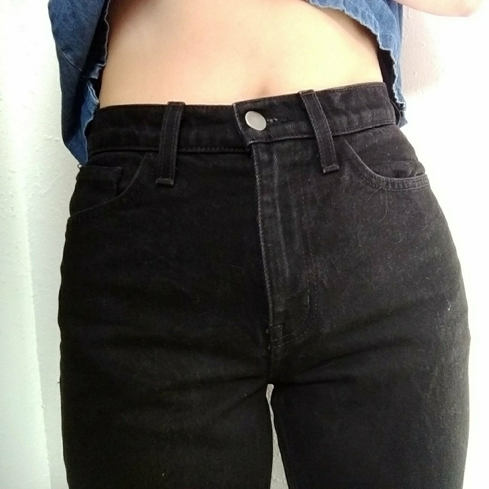 American Apparel High Waisted Mom Jeans